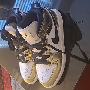 Air Jordan 1 black/gold/white